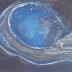 Gemälde Kosmischer Traum im Atelier del toro Weimar